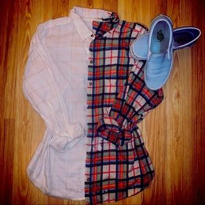 Half bleached flannel